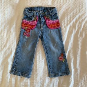 Children’s Place 24mo embroidered denim
